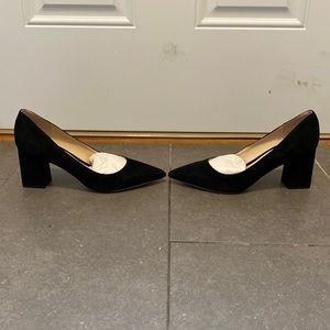 Marc Fisher Suede Block Heel